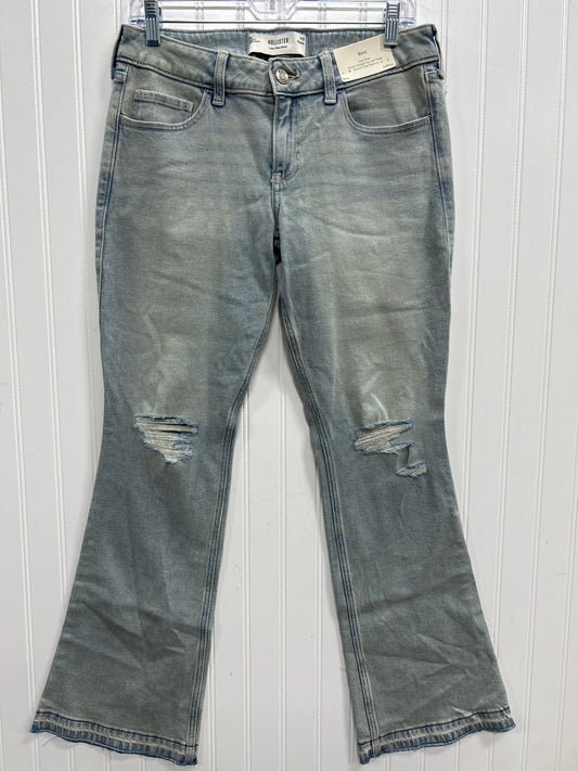 Jeans Boot Cut By Hollister In Blue Denim, Size:6