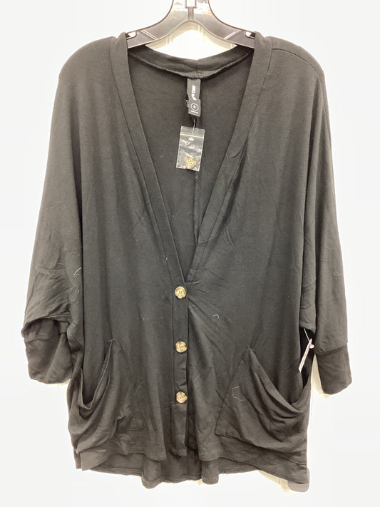 Sweater Cardigan By Agnes & Dora In Black, Size:S