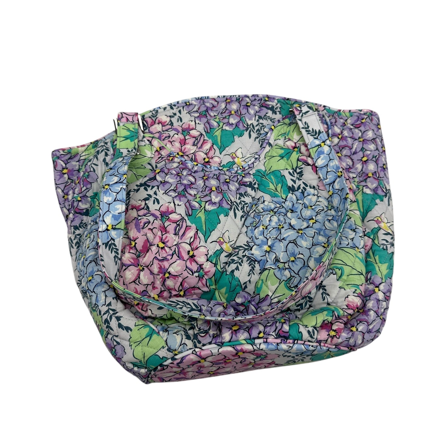 Handbag By Vera Bradley In Floral Print, Size:Medium