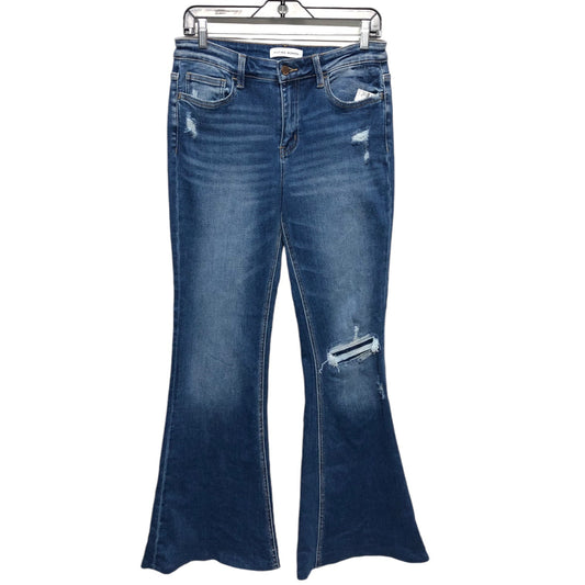 Jeans Flared By Flying Monkey In Blue Denim, Size:6