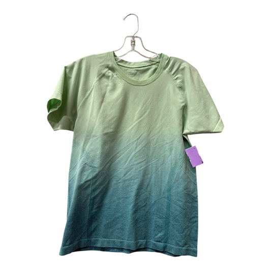 Athletic Top Ss By Tek Gear In Green, Size:1X