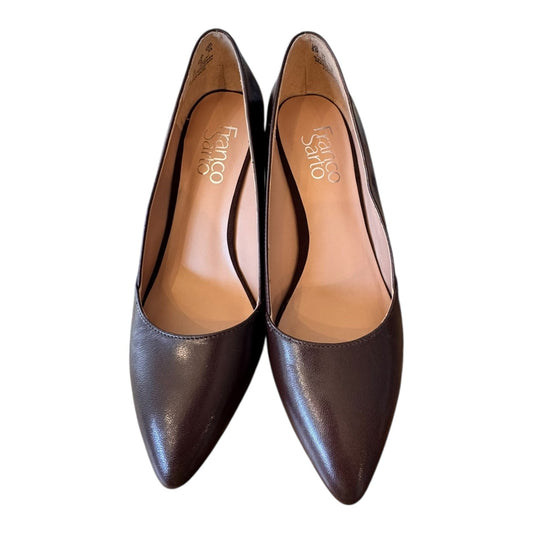 Shoes Heels Wedge By Franco Sarto In Brown, Size:6