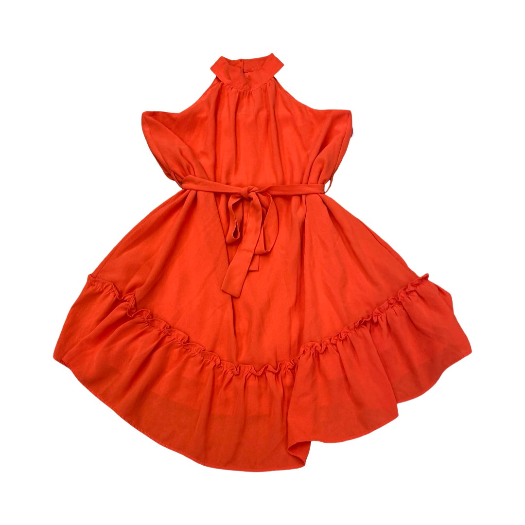 Dress Party Short By She + Sky In Orange, Size:S