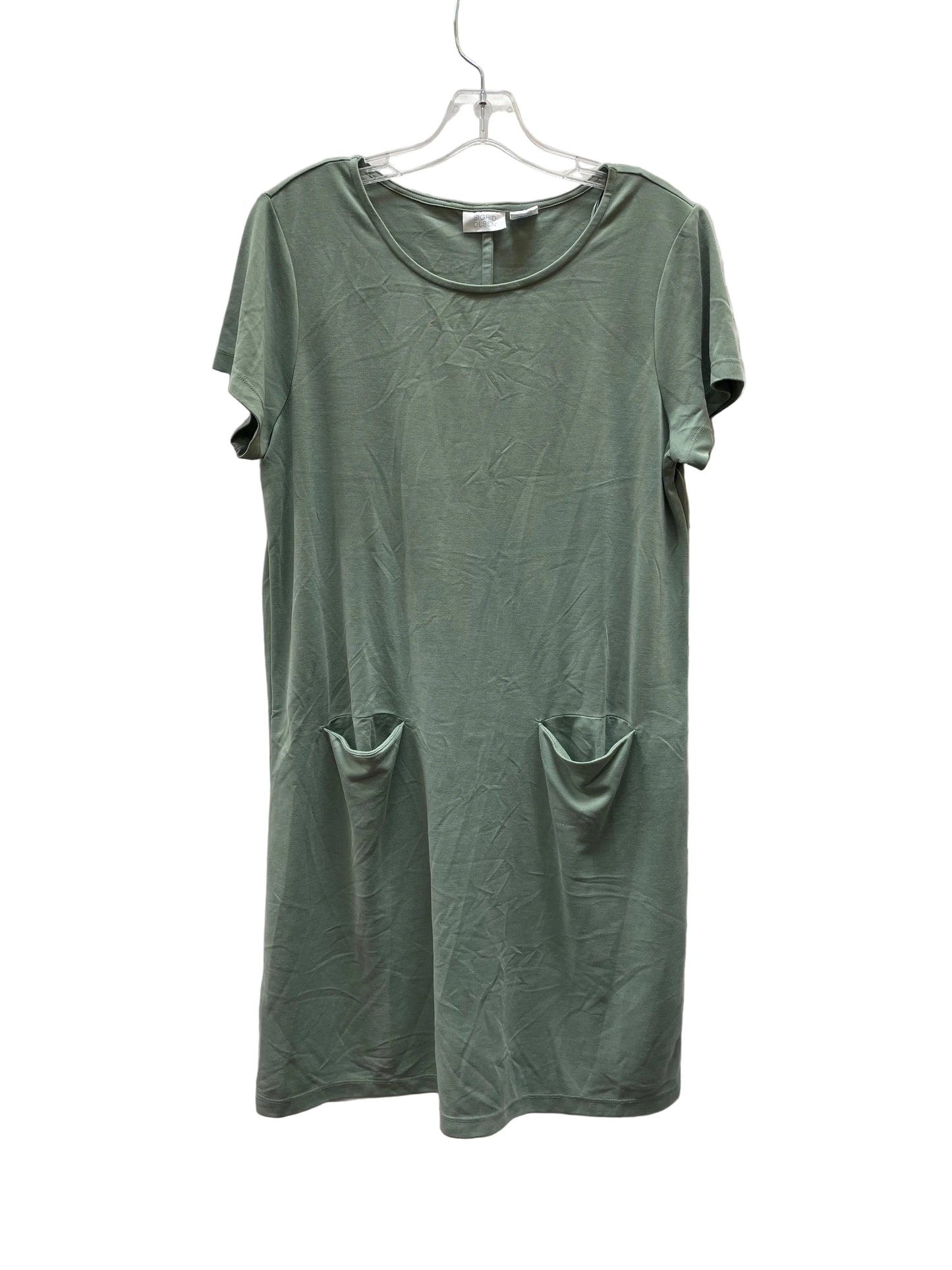 Dress Casual Short By Sigrid Olsen In Green, Size:L