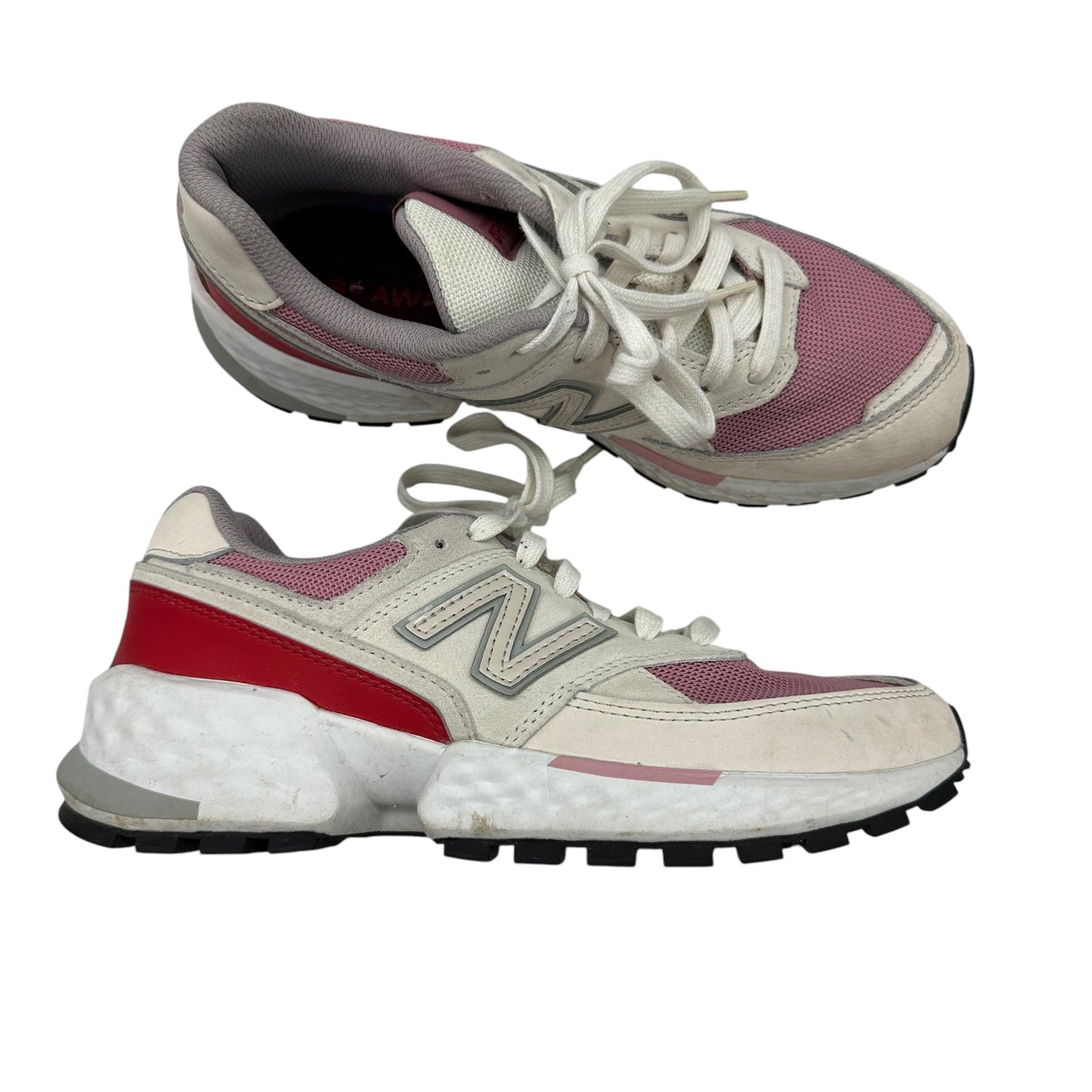 Shoes Sneakers By New Balance In Pink & Red, Size:8