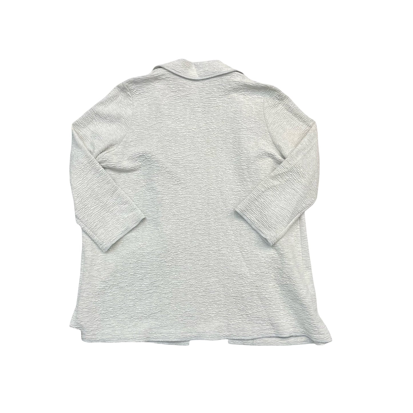 Blazer Designer By Eileen Fisher In Grey, Size:1X