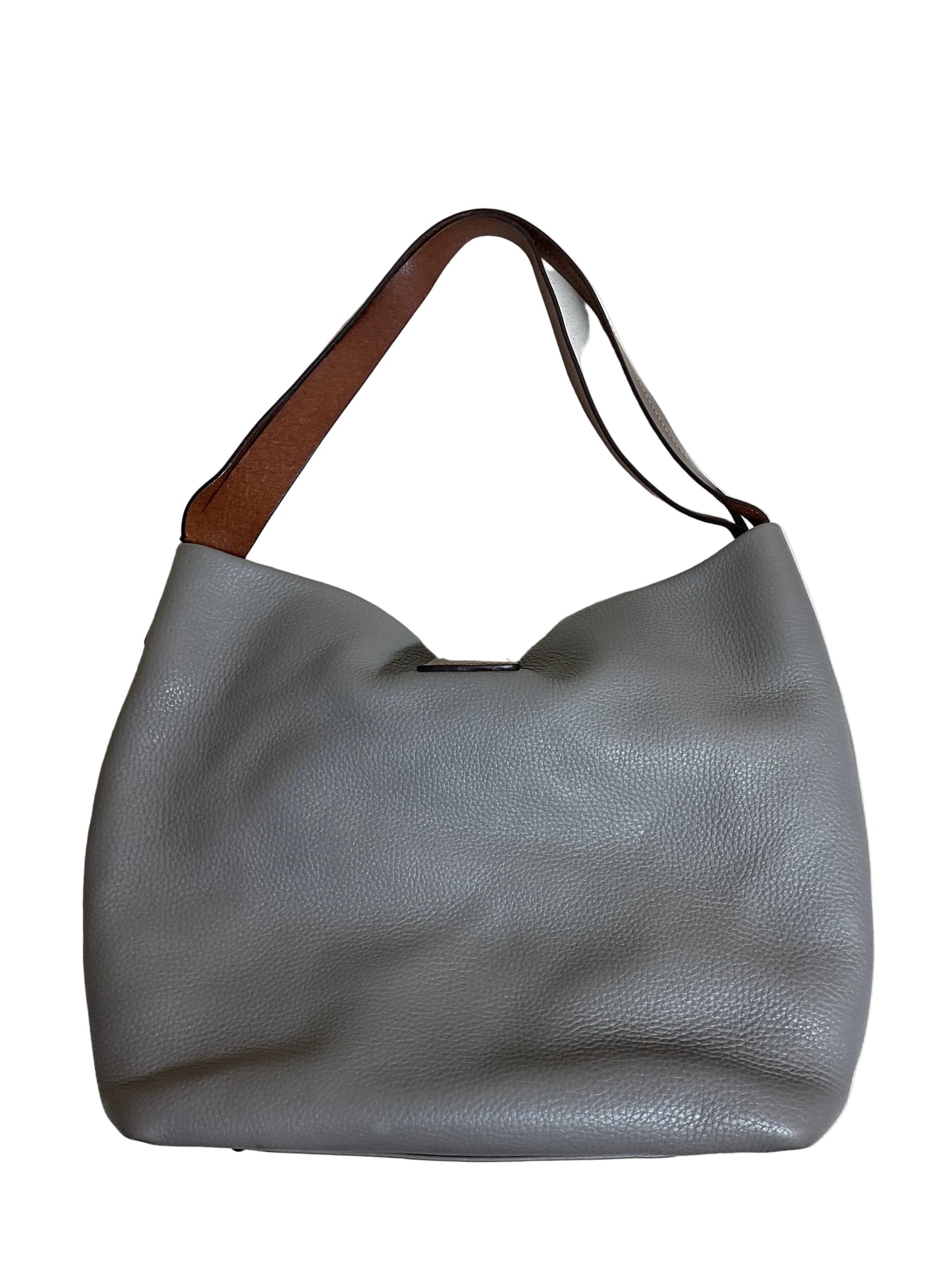 Handbag Designer By Dooney And Bourke In Brown & Grey, Size:Large