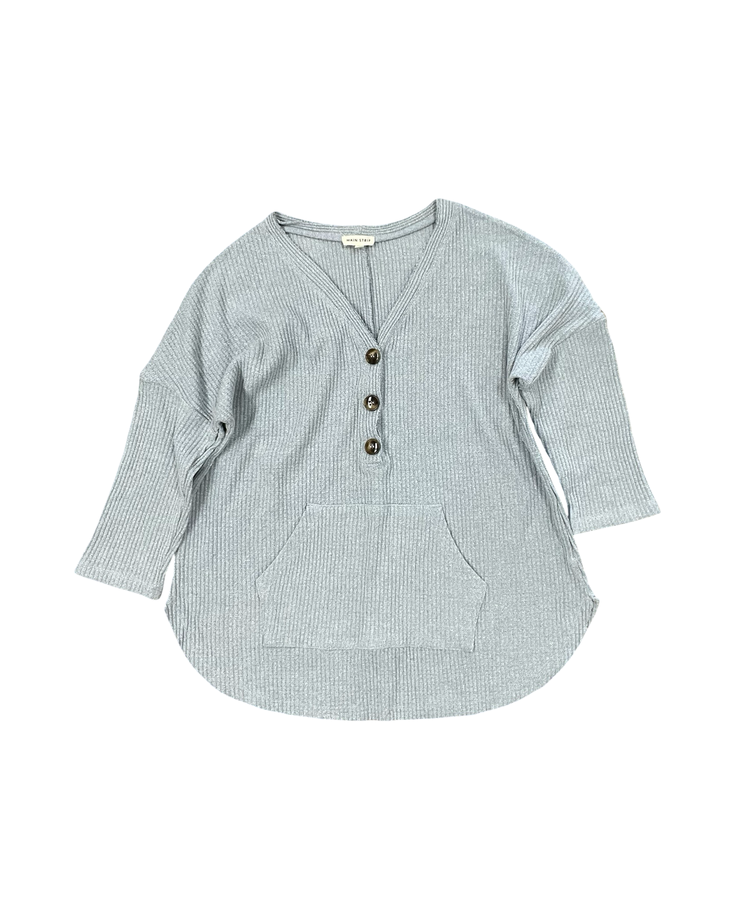 Top 3/4 Sleeve By Main Strip In Blue, Size:S
