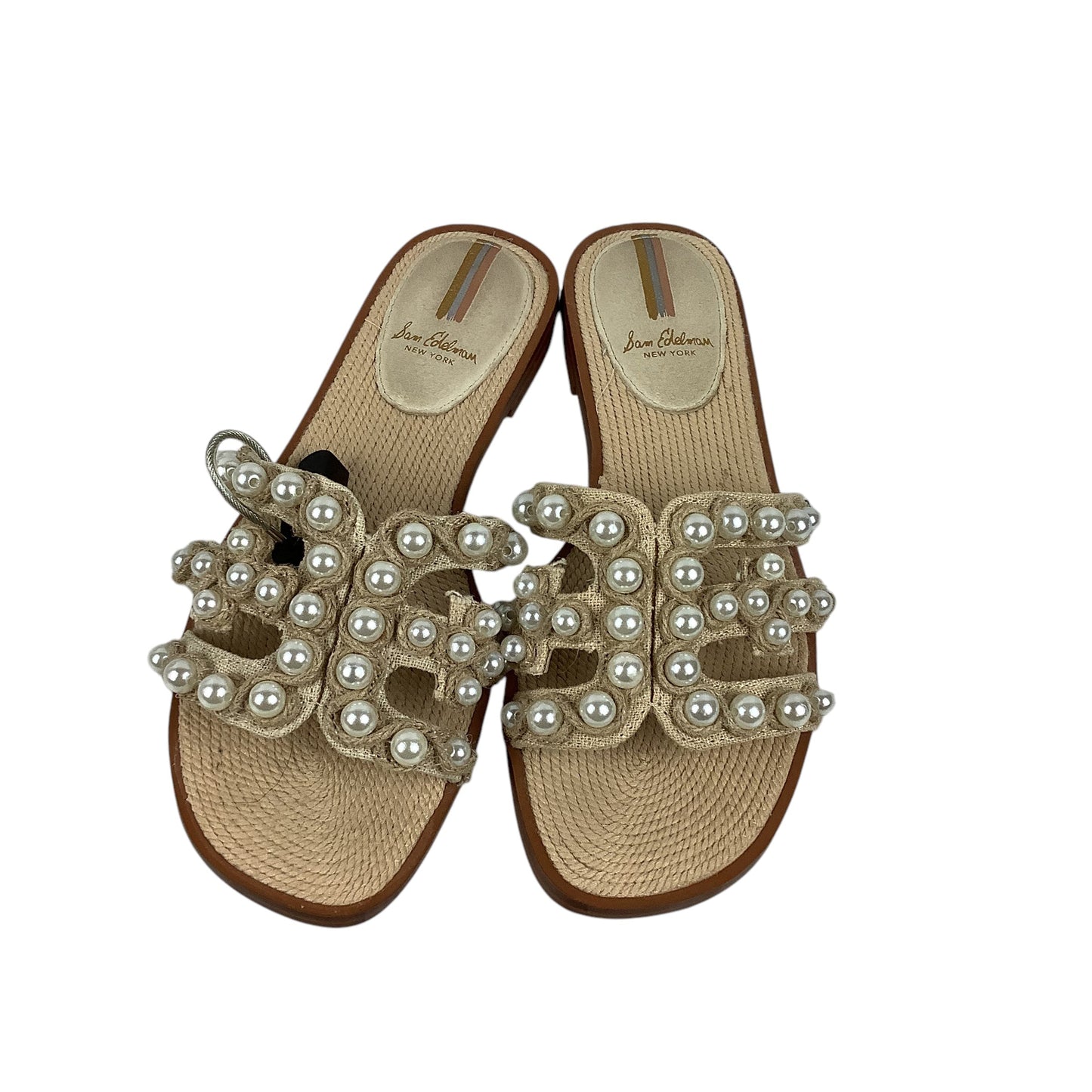 Sandals Flats By Sam Edelman In Tan, Size: 7.5