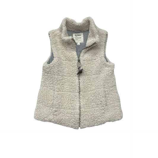 Vest Faux Fur & Sherpa By Dylan In Taupe, Size:S