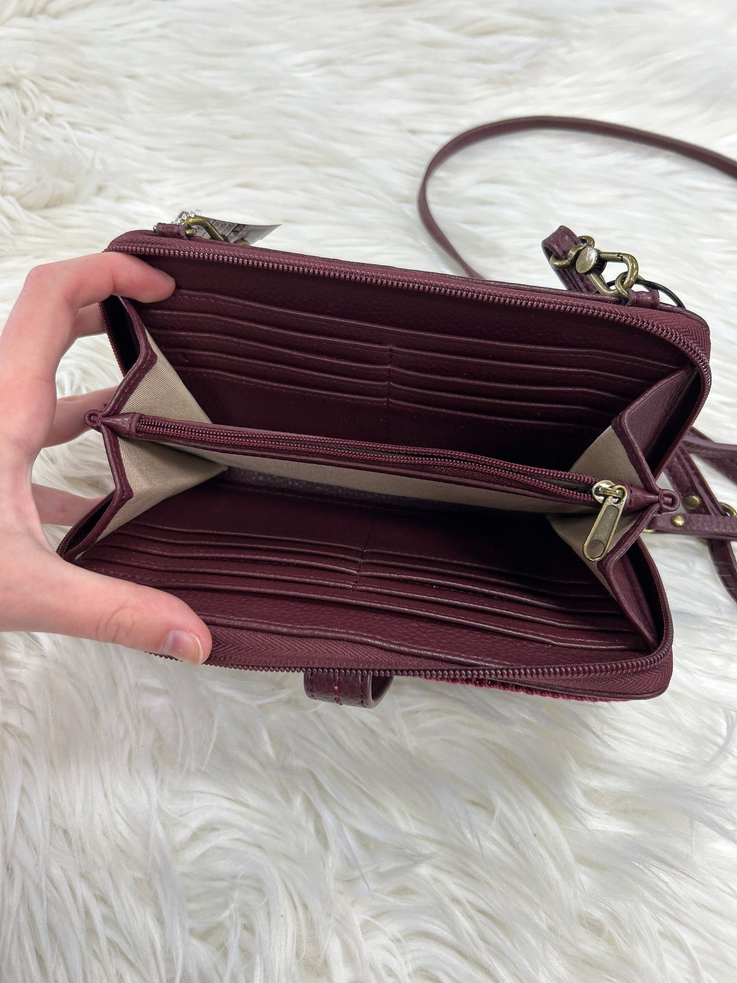 Crossbody By The Sak In Maroon, Size:Small
