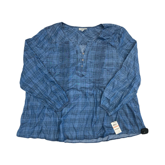 Top Ls By Style And Company In Blue, Size:2X