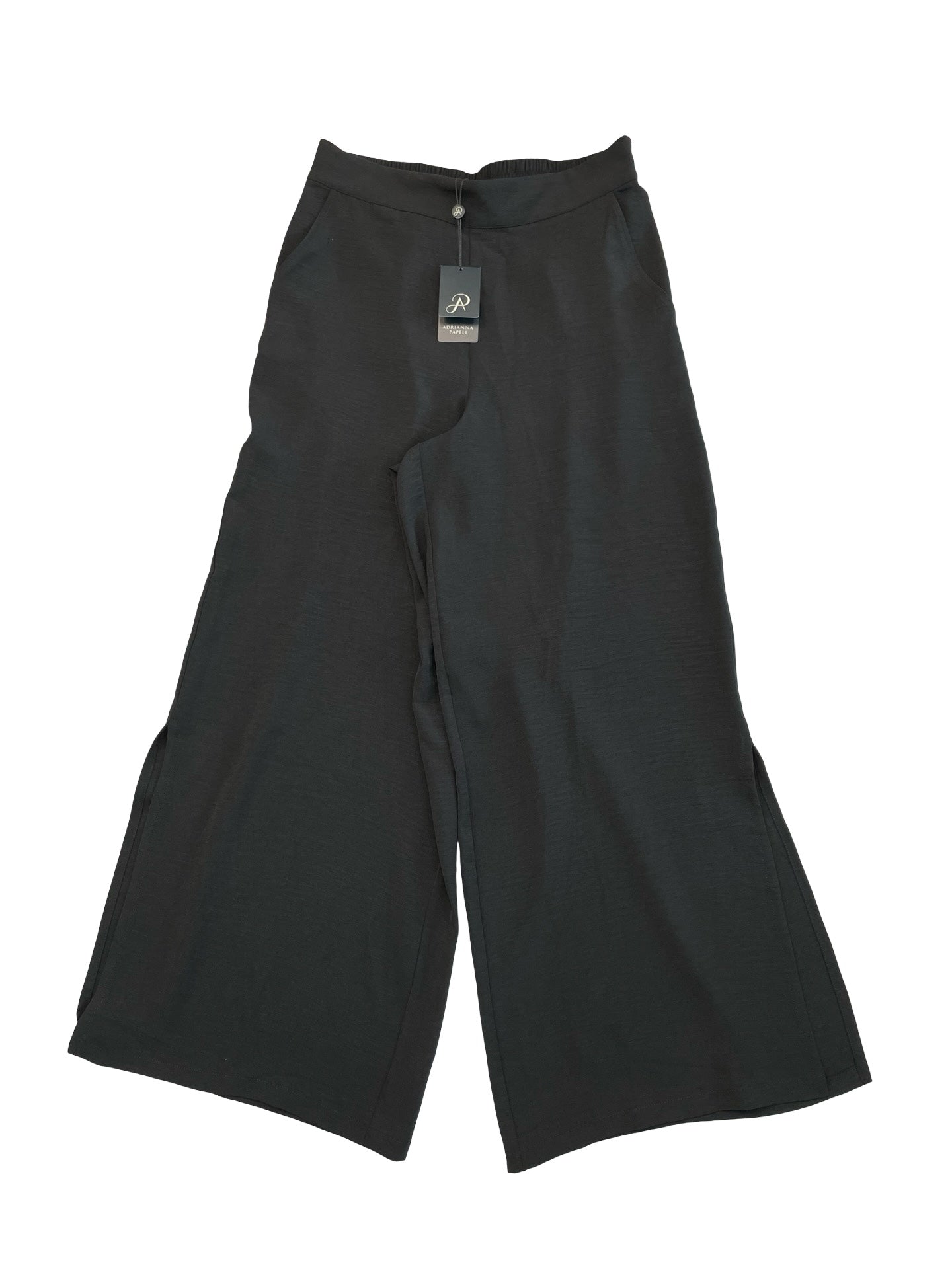 Pants Wide Leg By Adrianna Papell In Black, Size:M