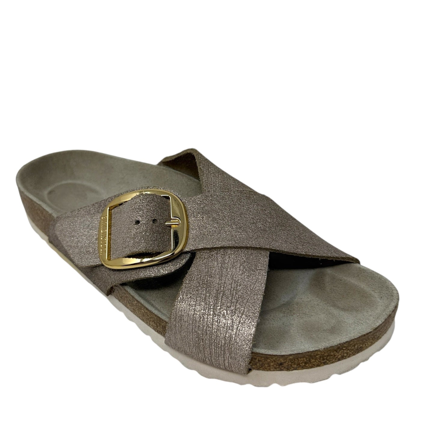 Siena Big Buckle Sandals By Birkenstock In Bronze, Size: 7