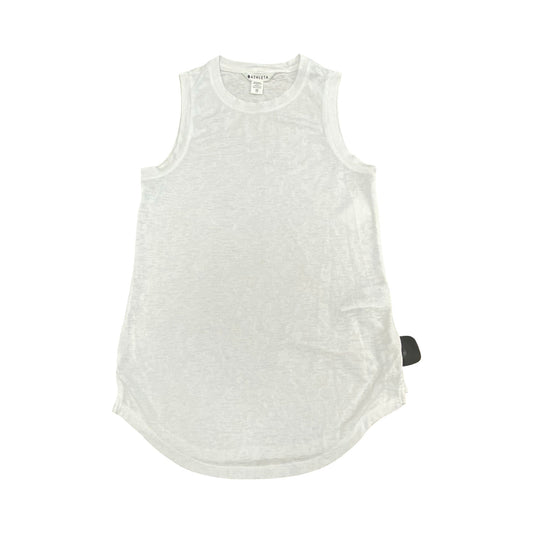 Athletic Tank Top By Athleta In White, Size:Xs