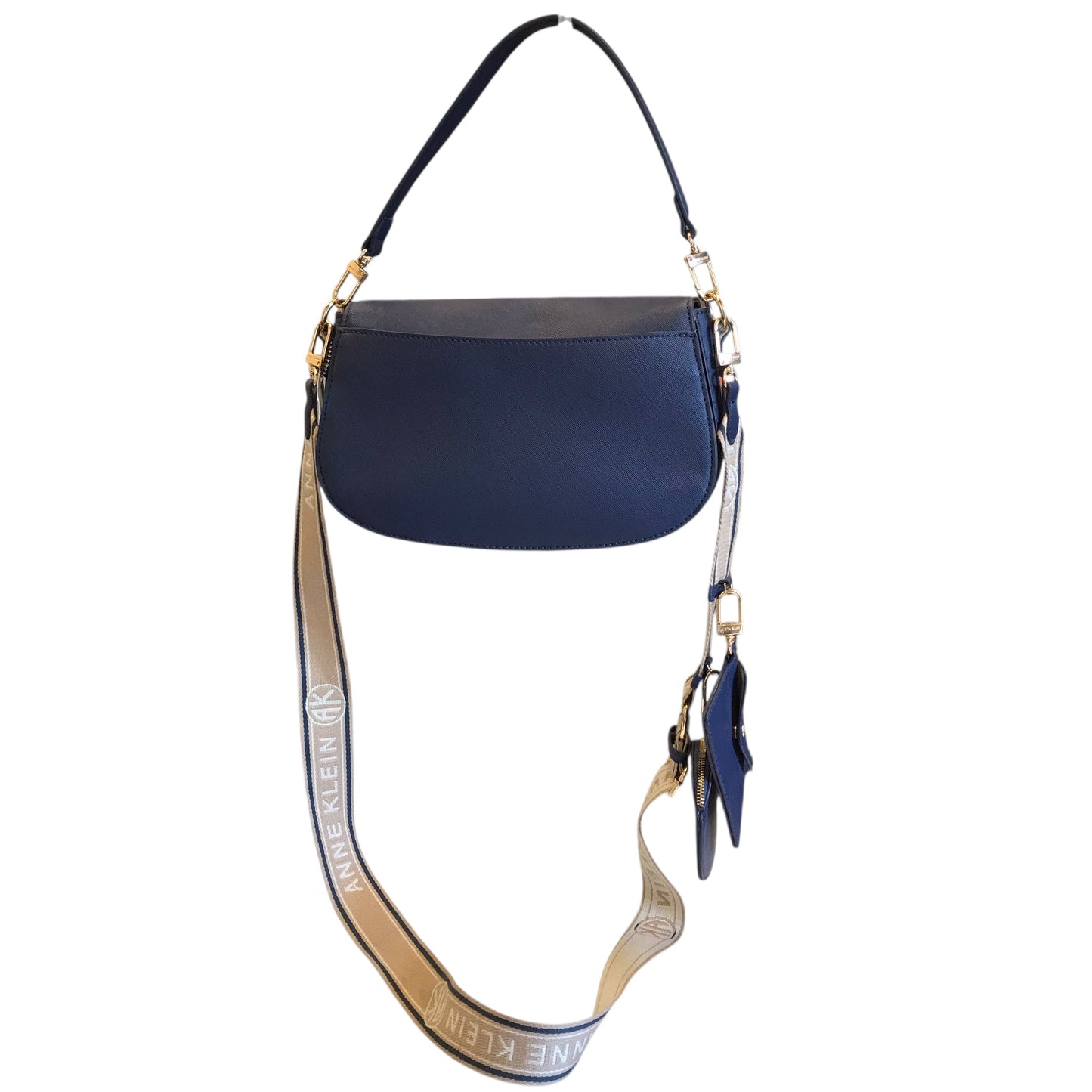 Handbag By Anne Klein In Navy, Size:Large