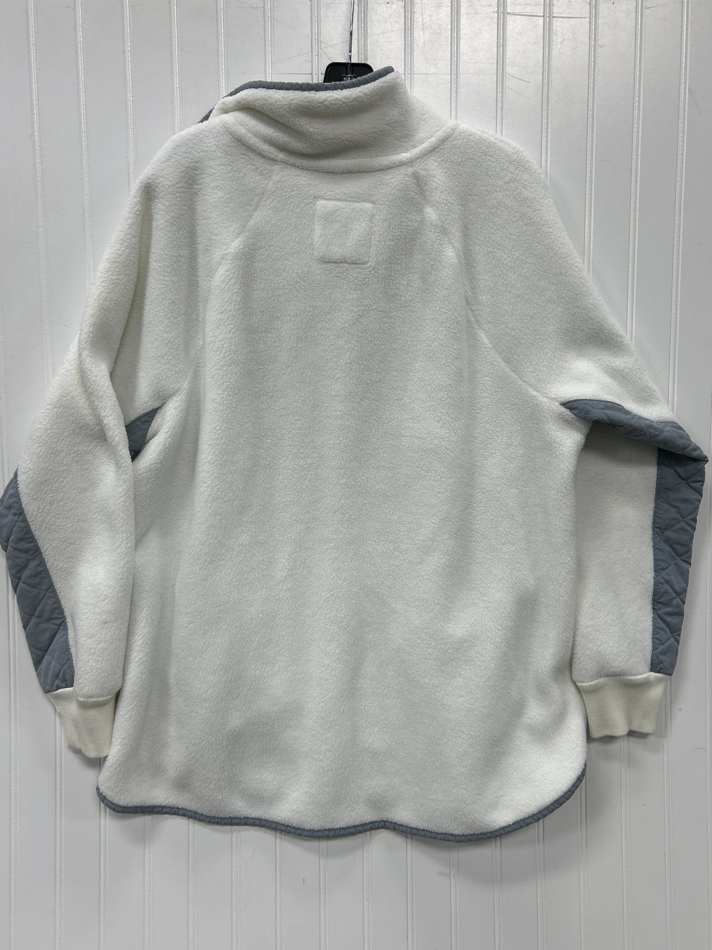 Jacket Fleece By Abercrombie And Fitch In Cream, Size:Xl