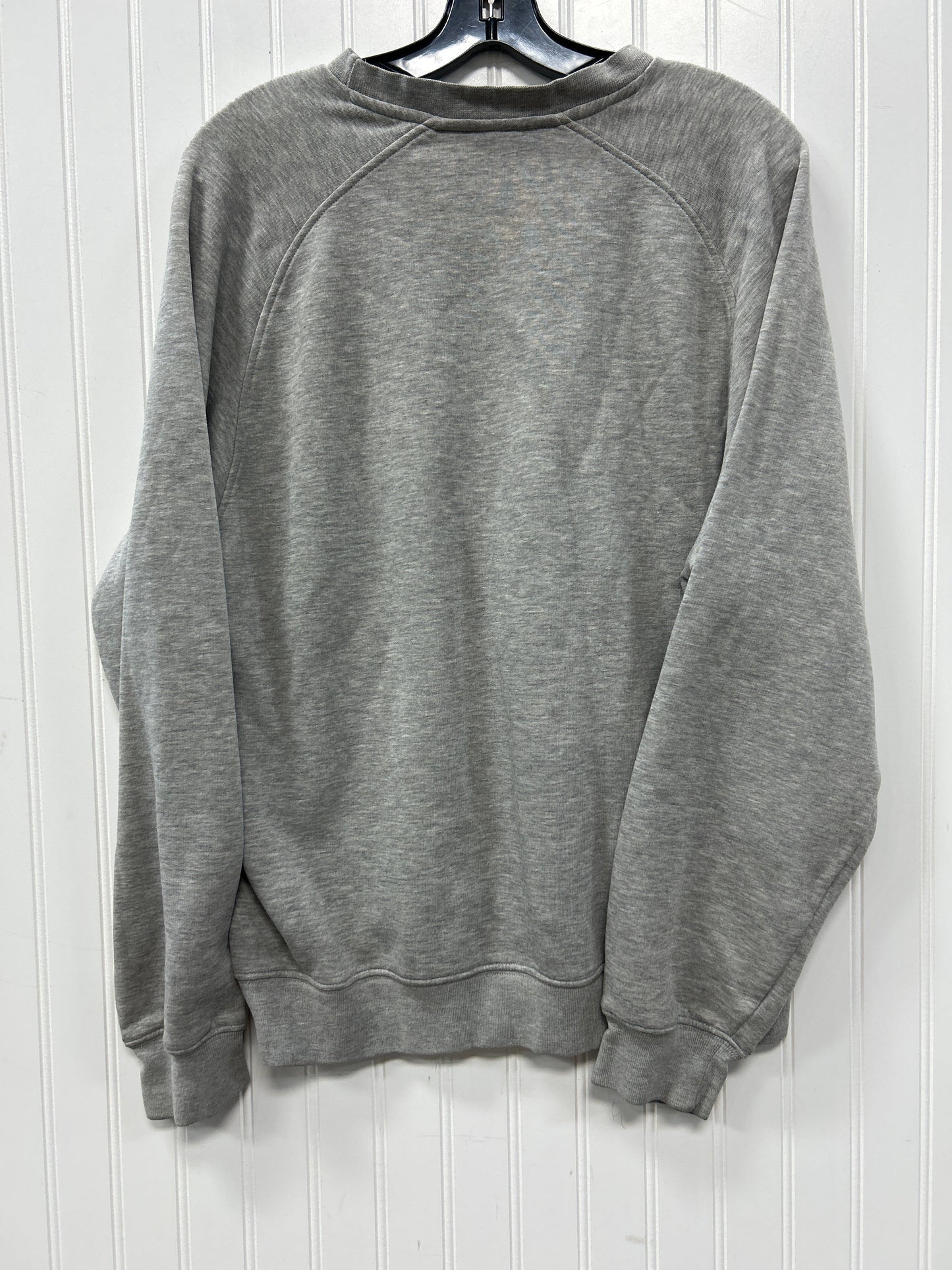Athletic Sweatshirt Crewneck By Nike Apparel In Grey, Size:M
