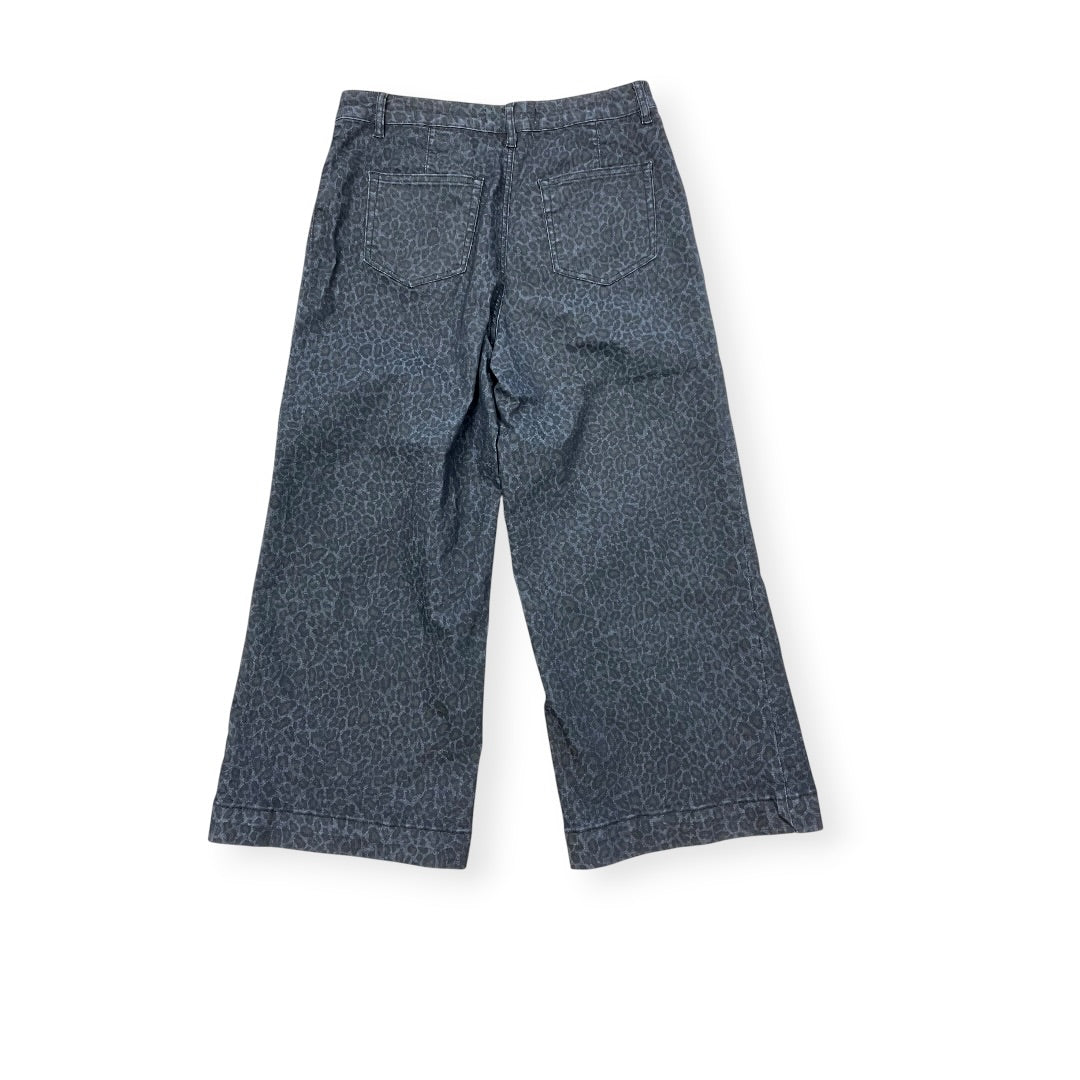 Jeans Wide Leg By Charlie B In Black Denim, Size:10