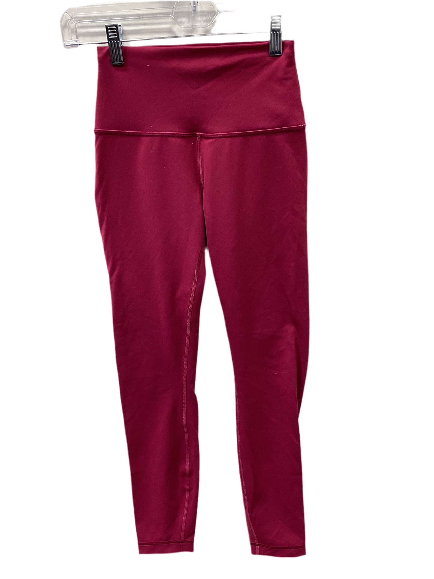 Athletic Leggings By Lululemon In Pink, Size:4