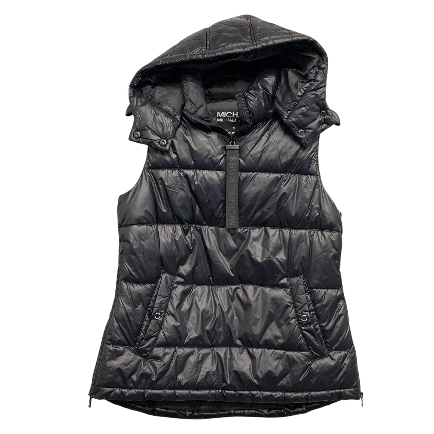 Vest Puffer & Quilted By Michael By Michael Kors In Black, Size:S