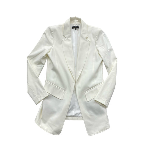 Blazer By Donna Karan In Cream, Size:4