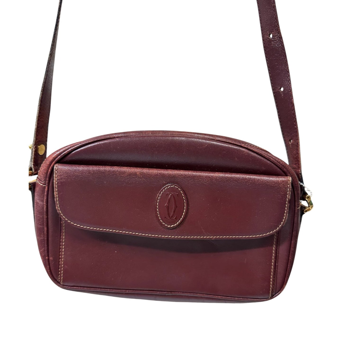 Crossbody By Cma In Maroon, Size:Medium