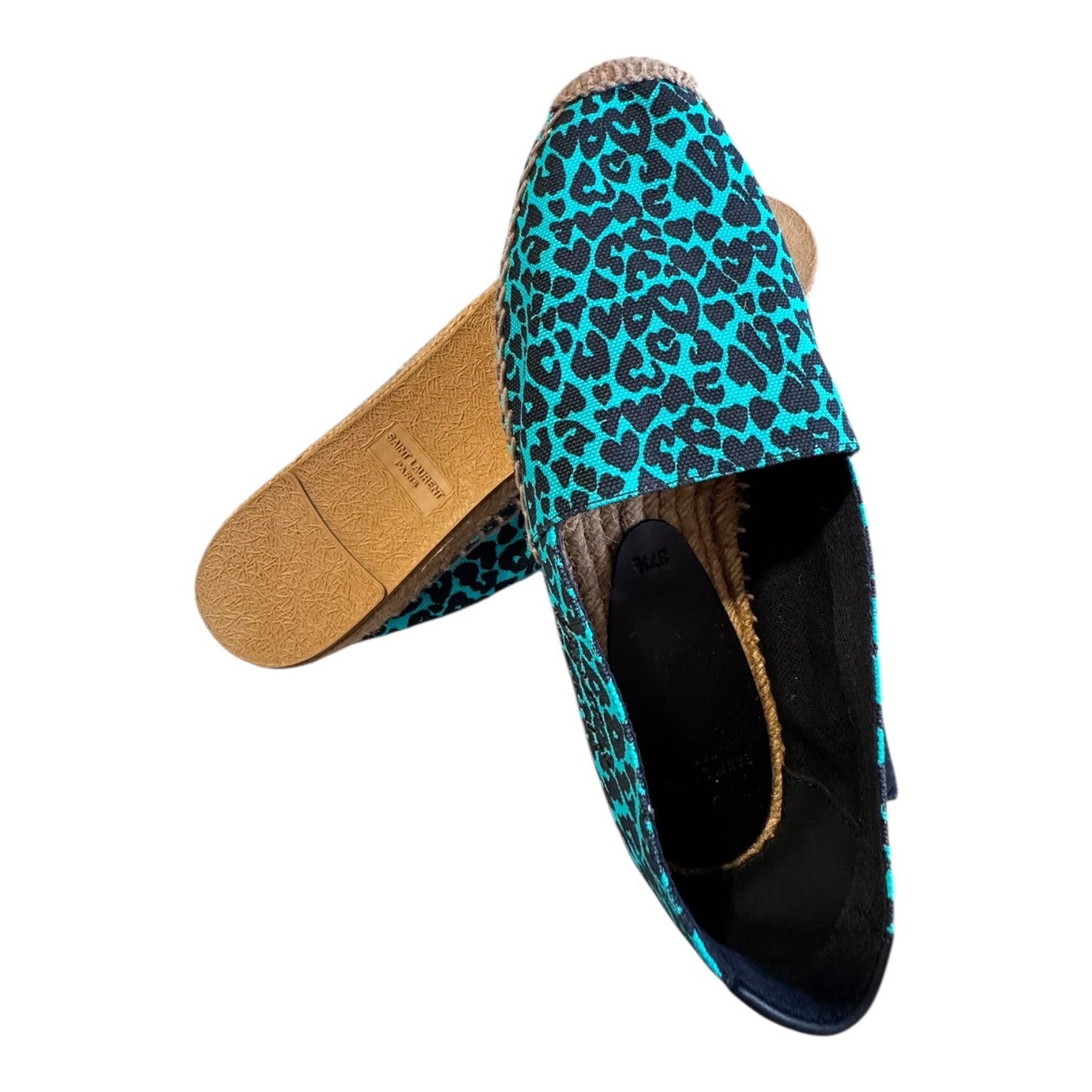 Shoes Luxury Designer By Yves Saint Laurent In Animal Print, Size:7