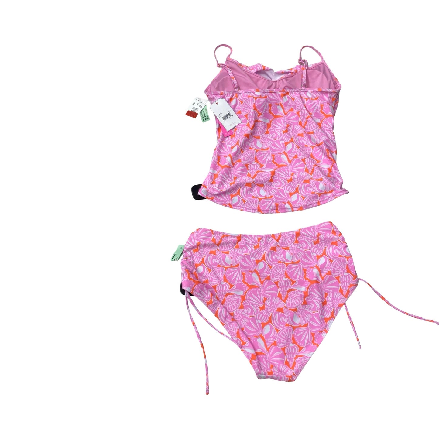 Swimsuit 2Pc By Stella Parker In Orange & Pink, Size:L