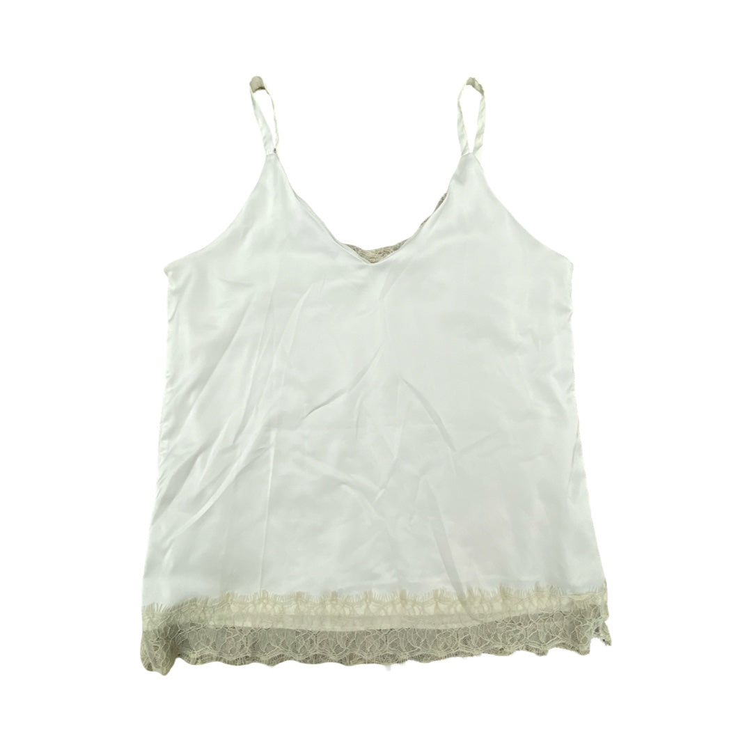 Top Sleeveless By White House Black Market In White, Size:Xs