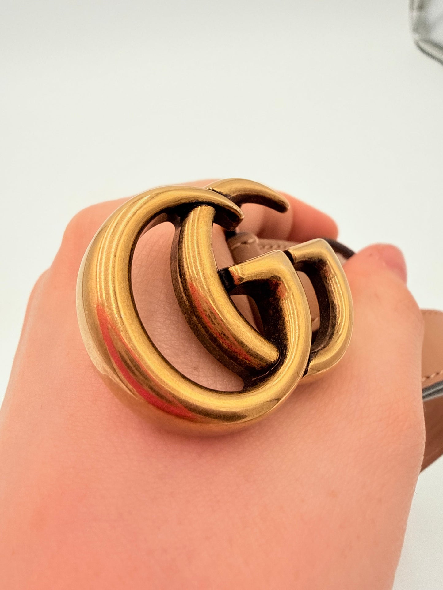 Belt Luxury Designer By Gucci In Tan
