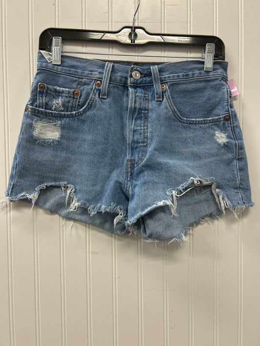 Shorts By Levis In Blue Denim, Size:2