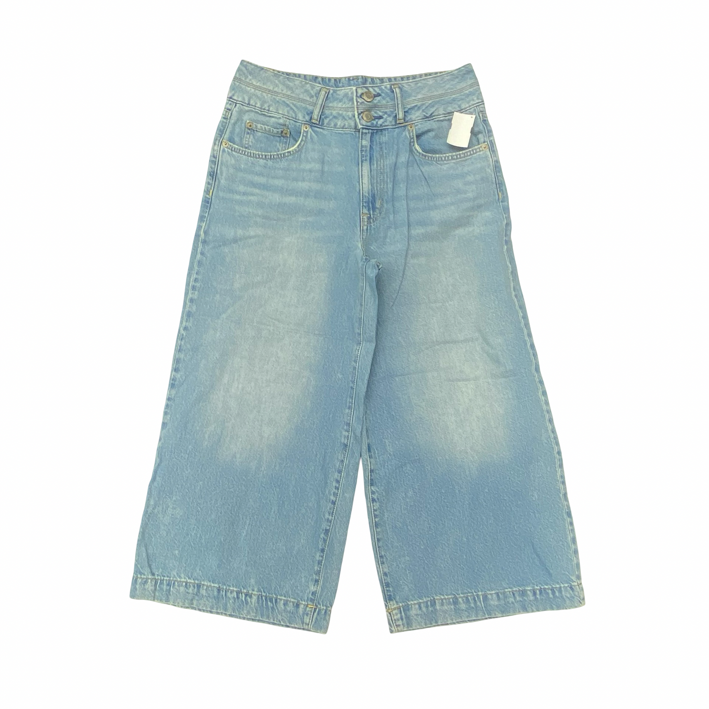 Jeans Wide Leg By Lauren By Ralph Lauren In Blue, Size:8
