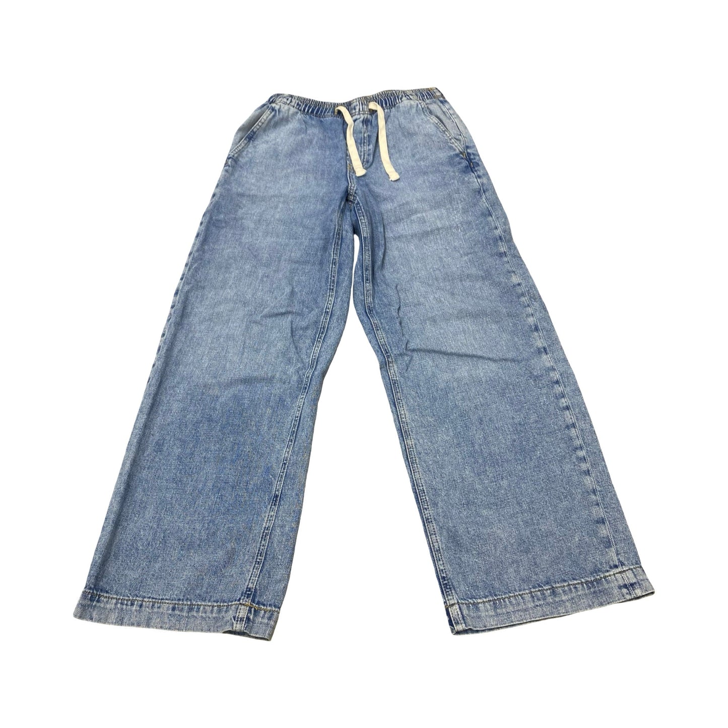 Jeans Wide Leg By Gap In Blue Denim, Size:S