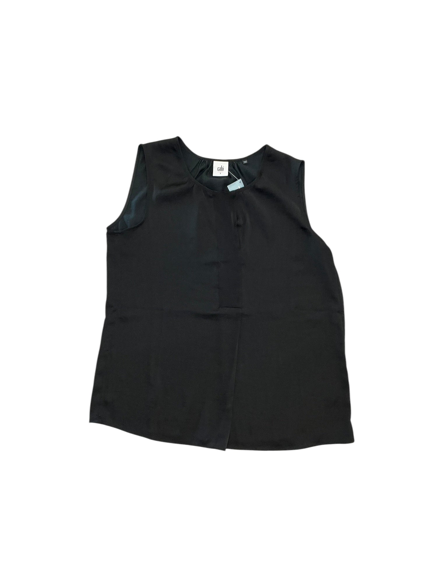 Blouse Sleeveless By Cabi In Black, Size:S