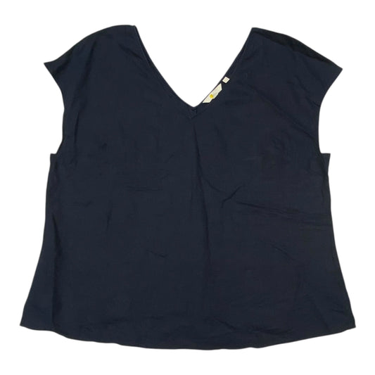 Top Sleeveless By Boden In Navy, Size:1X