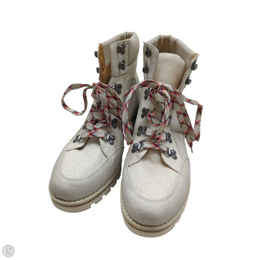 Boots Combat By Crown Vintage In Ivory, Size: 11