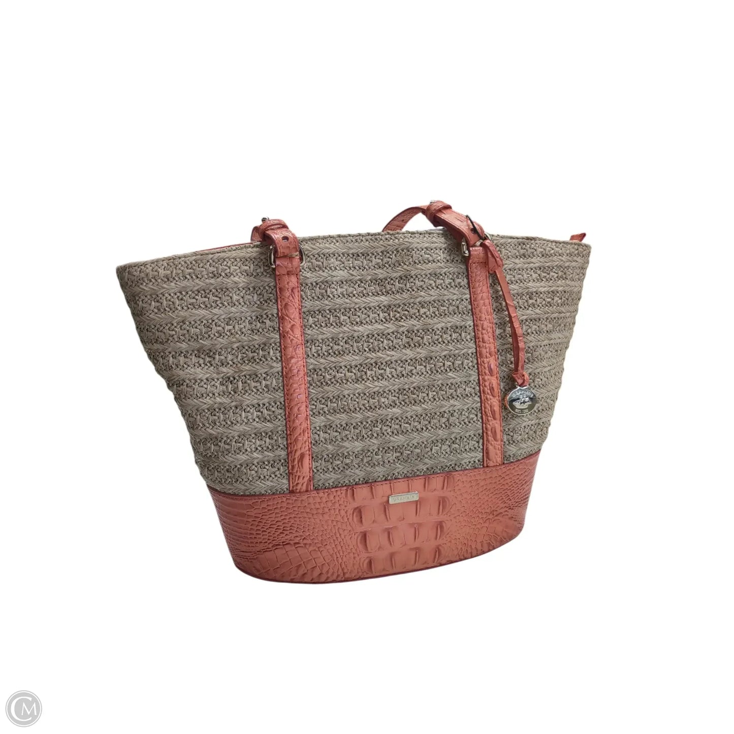 Handbag Designer By Brahmin, Size: Large