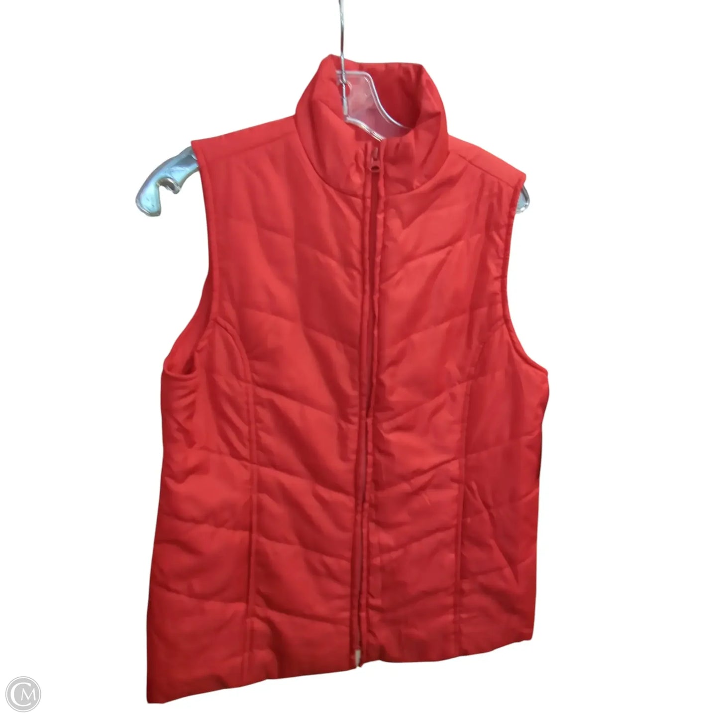 Vest Puffer & Quilted By Kim Rogers In Red, Size: Sp