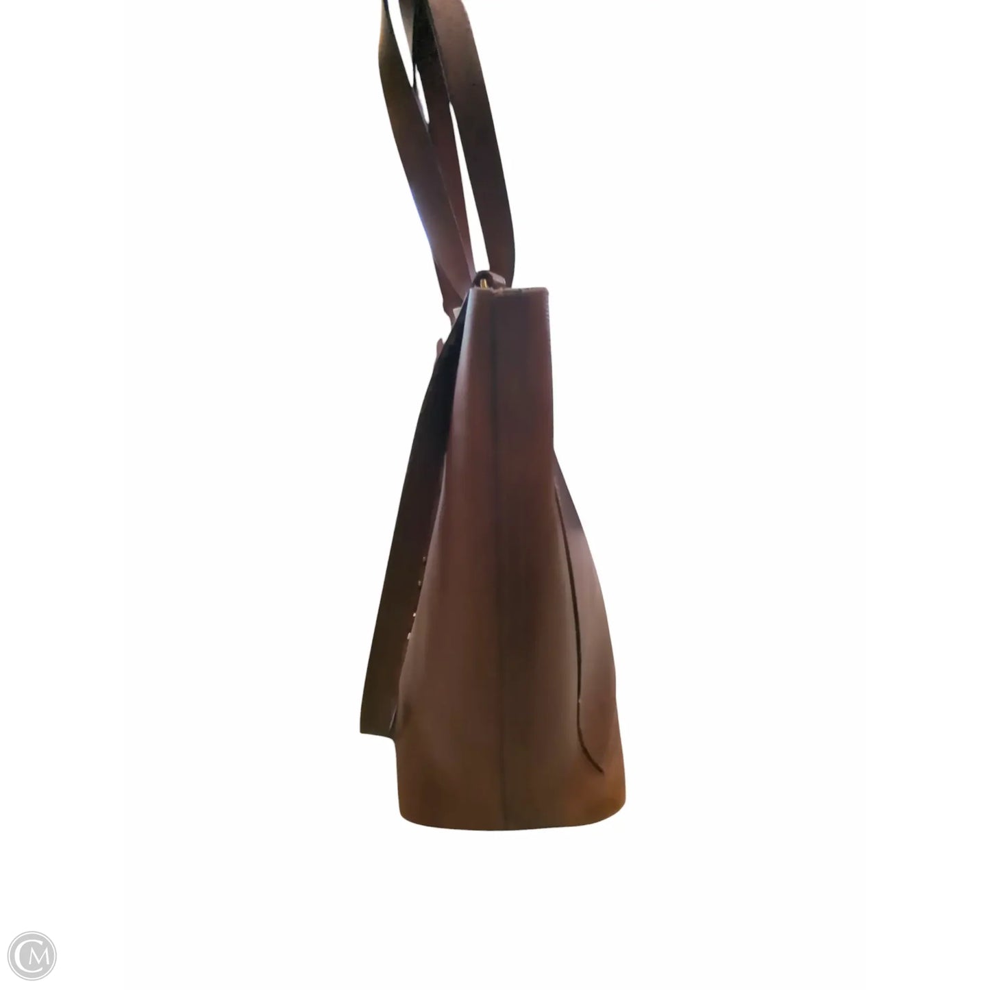 Handbag Leather By Madewell, Size: Medium