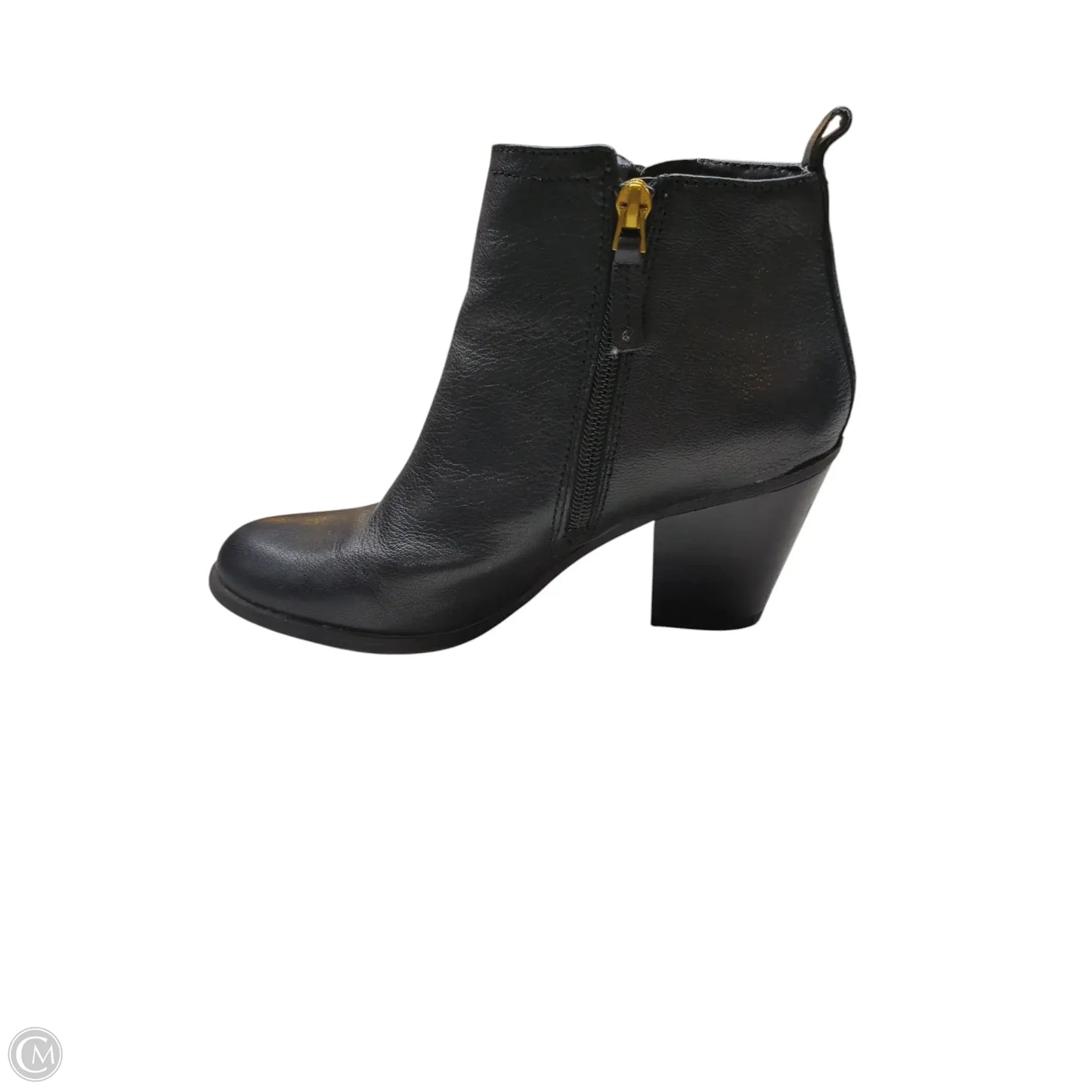 Boots Ankle Heels By Franco Sarto In Black, Size: 7