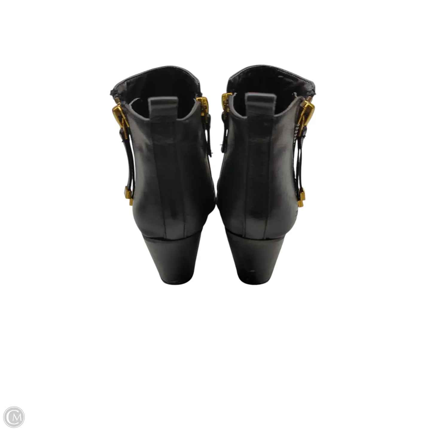 Boots Ankle Heels By Franco Sarto In Black, Size: 7