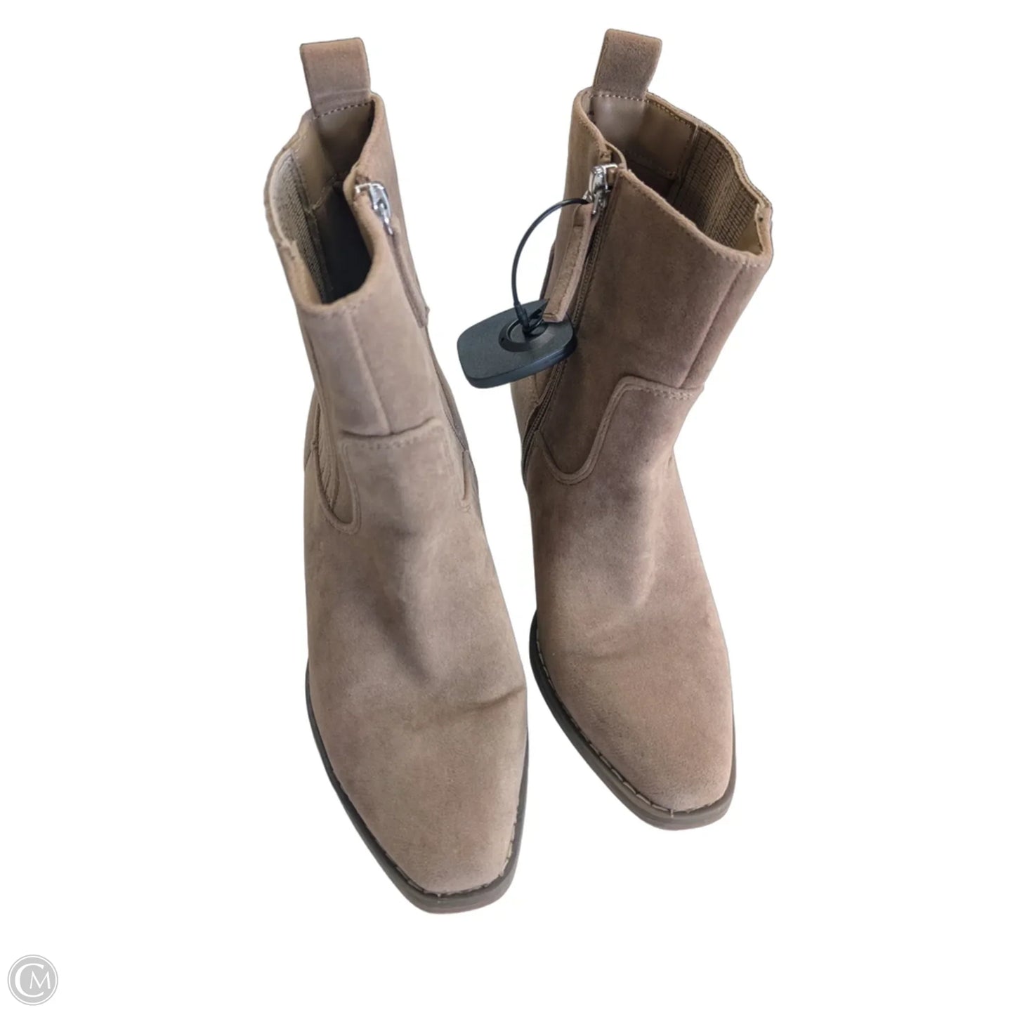 Boots Ankle Heels By Universal Thread In Brown, Size: 6.5