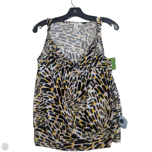 Top Sleeveless By White House Black Market In Multi-colored, Size: Xs