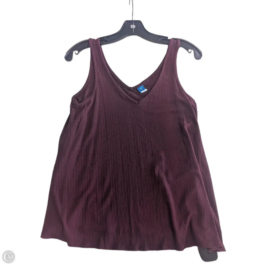 Tank Top By Old Navy In Maroon, Size: Xs