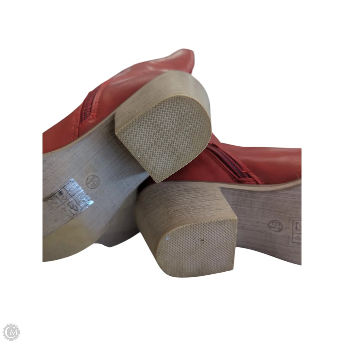 Boots Western By Pierre Dumas In Red, Size: 6.5