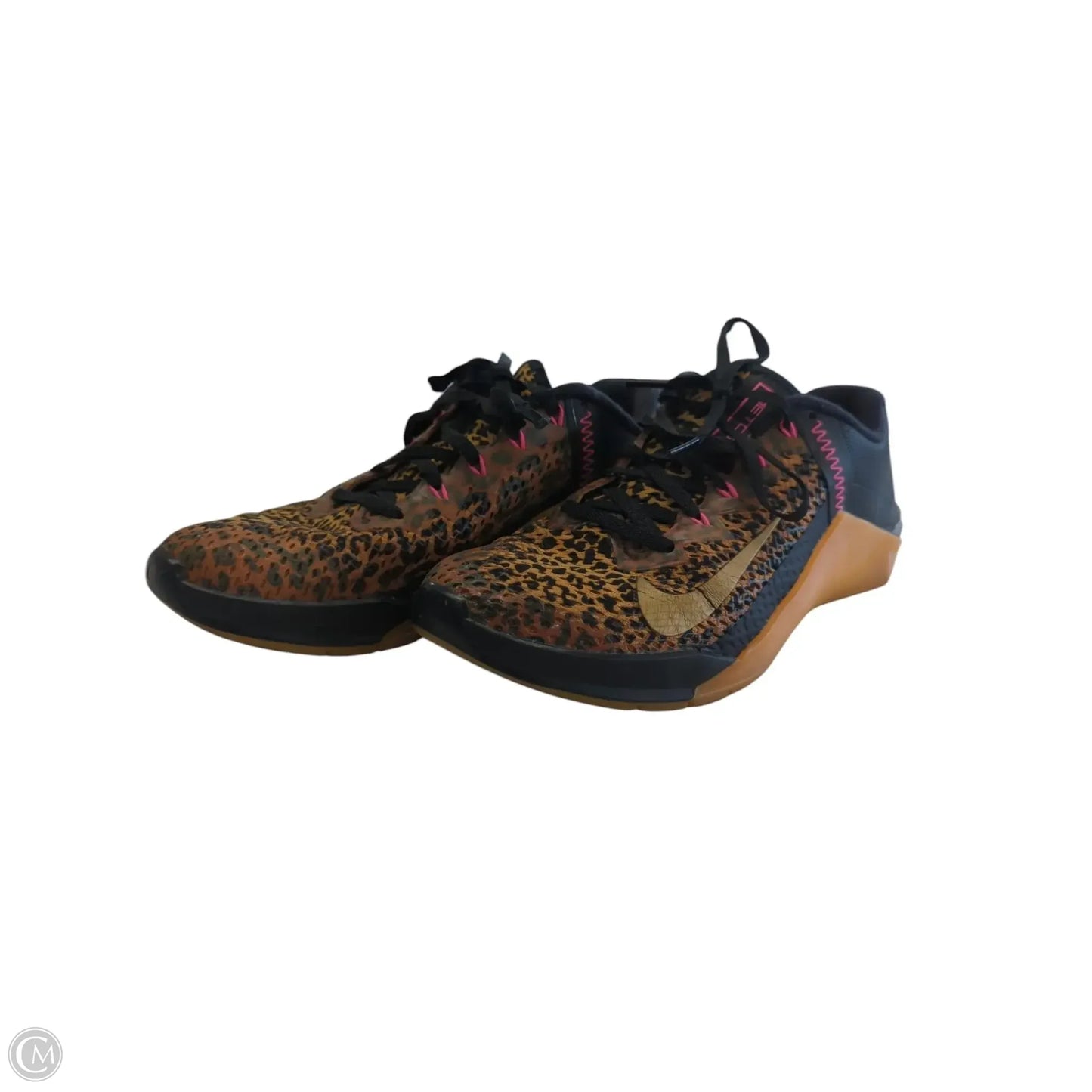 Shoes Athletic By Nike Apparel In Leopard Print, Size: 7