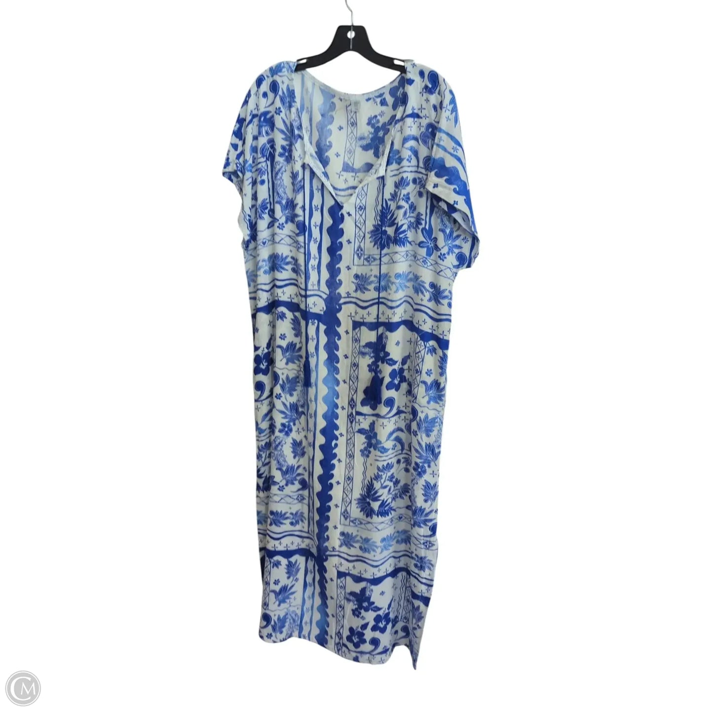 Swimwear Cover-up By Joie In Blue & White, Size: Xl