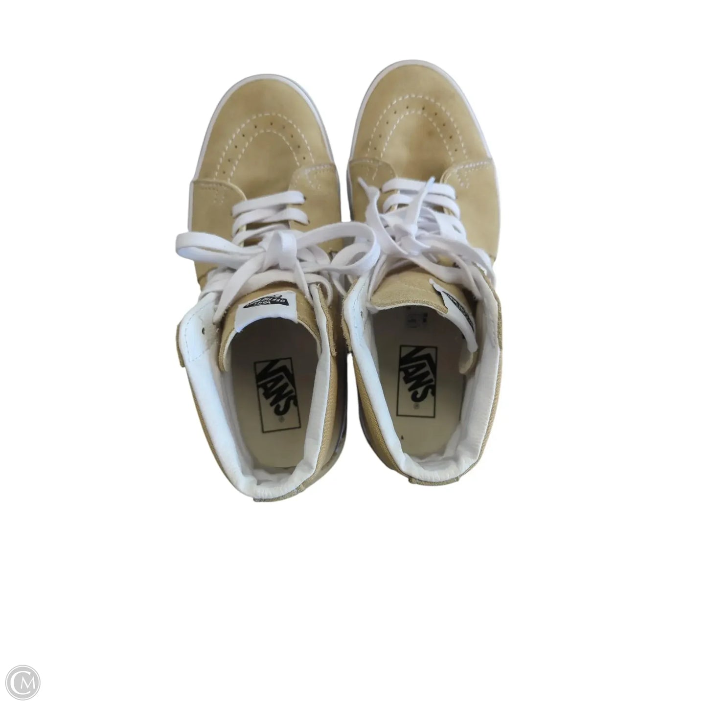 Shoes Sneakers By Vans In Tan, Size: 9