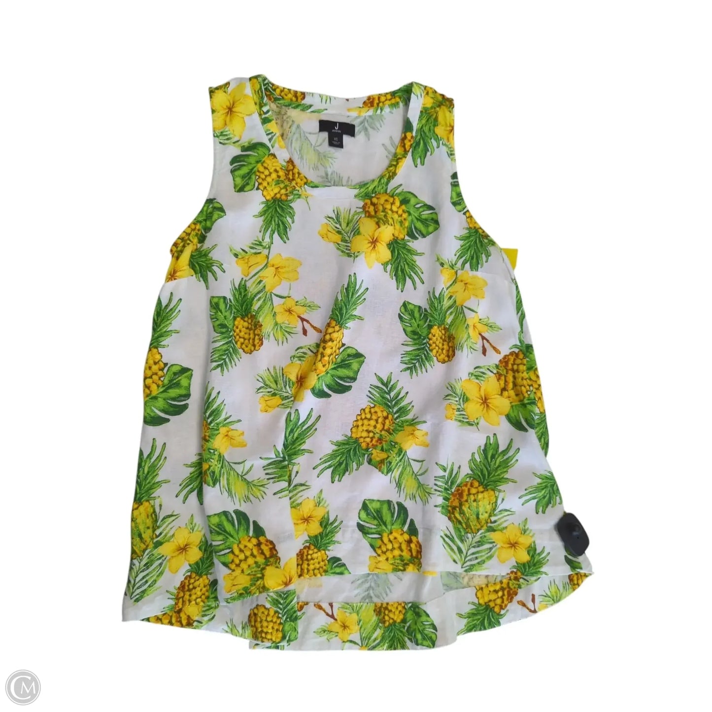 Top Sleeveless Designer By Jason Wu In Tropical Print, Size: Xs